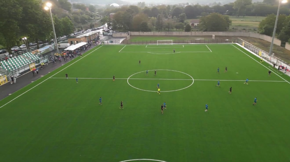 Matchday at ASD Terminio, from above